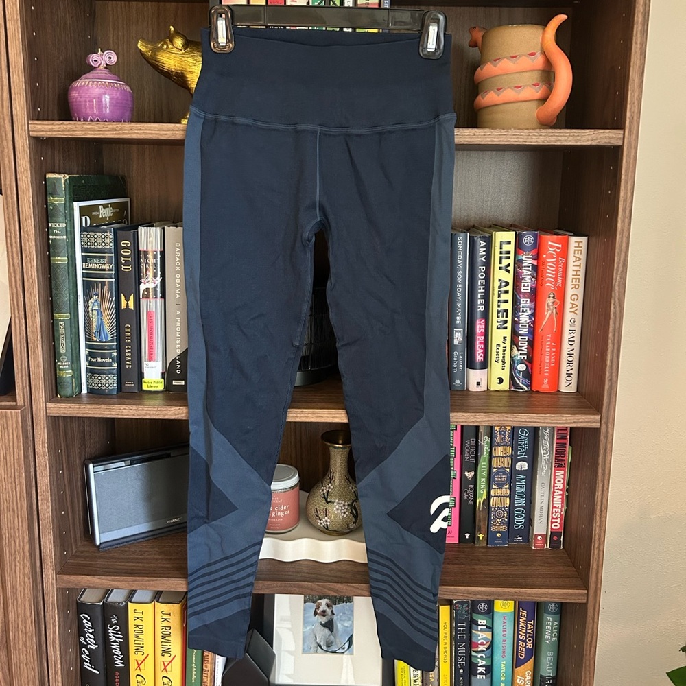 Two Toned Blue Peloton Leggings